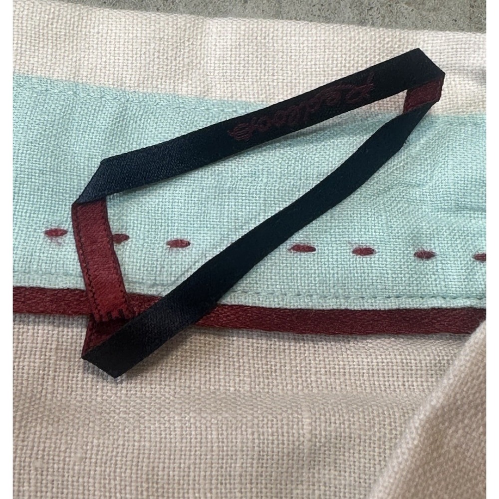 Levi's Redloop Cream Button Up Collared 100% Line… - image 4